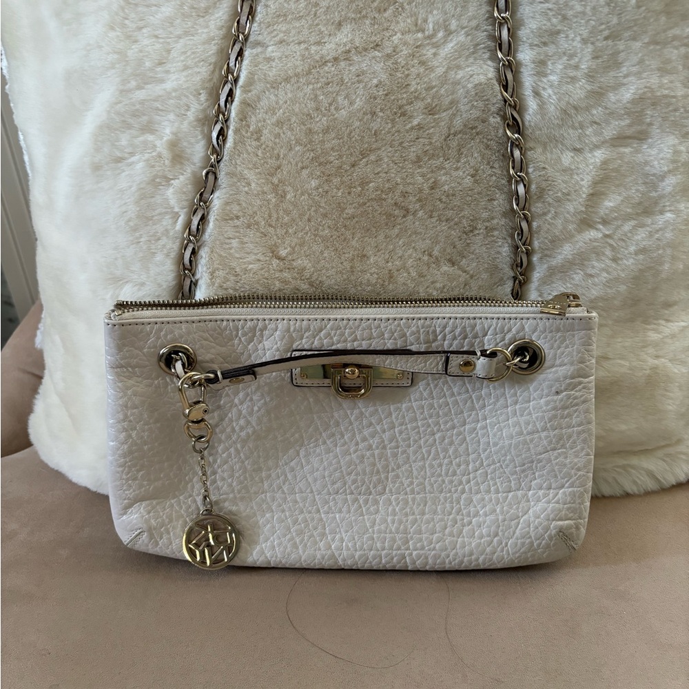 DKNY Tan Satchel